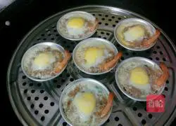 Egg tart meat and shrimp recipe 5