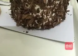 Chocolate Fruit Cake Illustration of how to do it 4