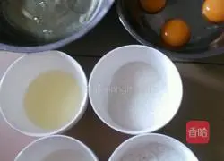 Illustration of how to make chiffon cake 1