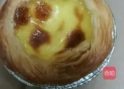 Illustration of how to make egg tarts (without whipped cream) 10