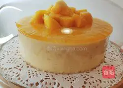 Mango yogurt mousse cake Practice illustration 11