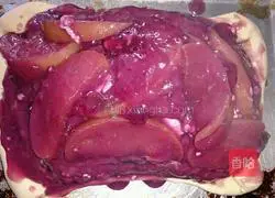 Apple, Brown Heart and Purple Sweet Potato Pie Recipe Illustration 10