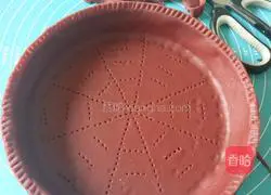 Illustration of how to make red yeast pottery (biscuits) 9