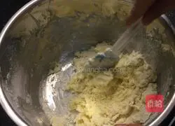 Blue can milk Illustration of how to make crispy cookies 6