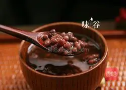 Illustration of how to make tangerine peel and red bean paste 6