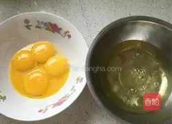 Illustration of how to make chiffon cake 2