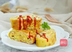 Cheese Thick Egg Roast Recipe Illustration 13