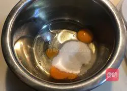 Illustration of how to make chocolate cake 1