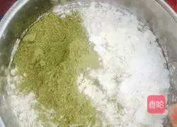 Illustration of how to make matcha cookies 2