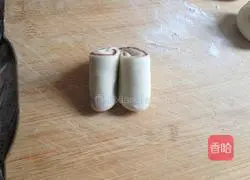 Illustration of how to make love bean paste buns 14