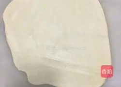 Illustration of how to make puff pastry yellow peach pie 7