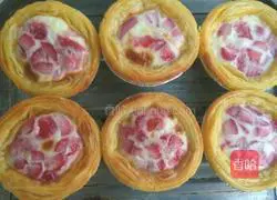 Strawberry egg tart recipe 11