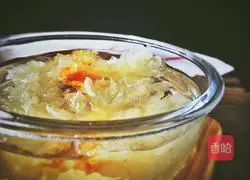 Illustration of how to make Hong Kong-style dessert papaya, coconut milk and sago 10