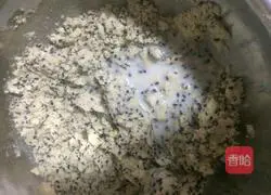 Illustration of how to make biscuits made of sesame and milk 6