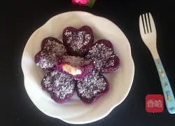 Purple Sweet Potato Love Cake Recipe Illustration 9