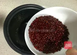 Illustration of how to make homemade red bean paste 2