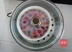 Illustration of how to make purple sweet potato cake 13