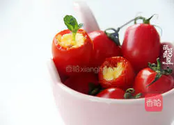Cheese baked cherry tomatoes recipe 1
