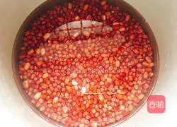 Illustration of how to make homemade red bean paste 2