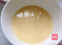 Illustration of how to make mango egg tart without cream 6