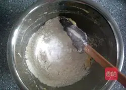 Illustration of how to make black sesame and seaweed biscuits 4