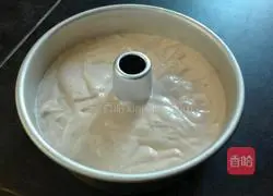 Illustration of how to make coffee chiffon cake 17