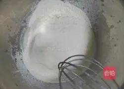 Illustration of how to make chiffon cake with chives and meat floss 3