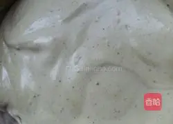 Eight-Inch Matcha Qi Illustration of making wind cake 10