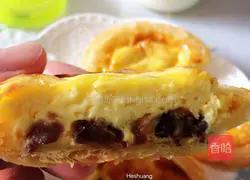 Honey bean egg tart Illustration of how to do it 11