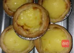 Illustration of how to make egg tarts (without whipped cream) 9