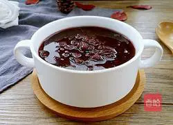 Illustration of how to make purple sweet potato and black rice porridge 7