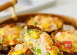 Low-calorie, low-fat and high-protein salty flavor Illustration of how to make shrimp, crab and oatmeal tarts 7