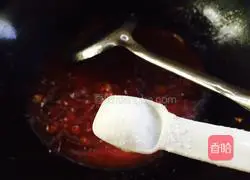 Illustration of how to make fried cheese rice cake 10