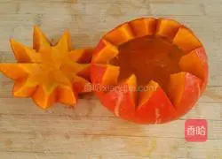 Illustration of how to make pumpkin cups 2