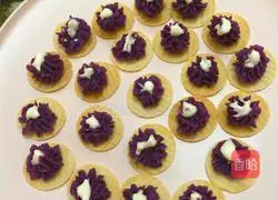 Illustration of how to make purple sweet potato dots 5