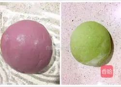 Purple potato rose roll recipe 2