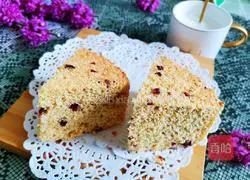 Cranberry Oatmeal Chiffon Cake (no oil, no flour, less sugar) Practice illustration 18