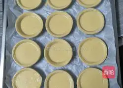 Illustration of how to make original egg tarts 9