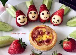 Strawberry egg tart recipe 6