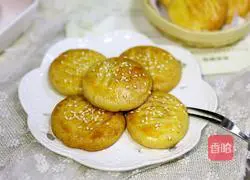 Illustration of how to make meat floss biscuits 16