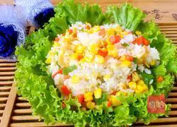 Cheese Egg Fried Rice Recipe Illustration 9