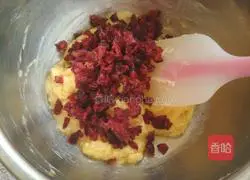 Illustration of how to make cranberry cookies 5