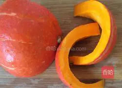 Illustration of how to make pumpkin porridge 1