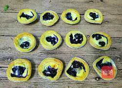 Blueberry Egg Tart Recipe Illustration 16