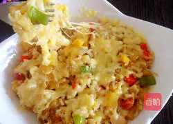 Cheese Baked Rice Recipe Illustration 11