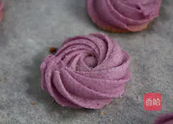 Illustration of how to make purple sweet potato cookies 12
