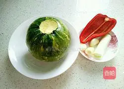 Illustration of how to make fried pumpkin 1