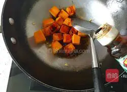 Illustration of how to cook pumpkin with sauce 7