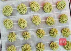 Illustration of how to make matcha cookies 7