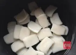 Cheese baked rice cake recipe 1